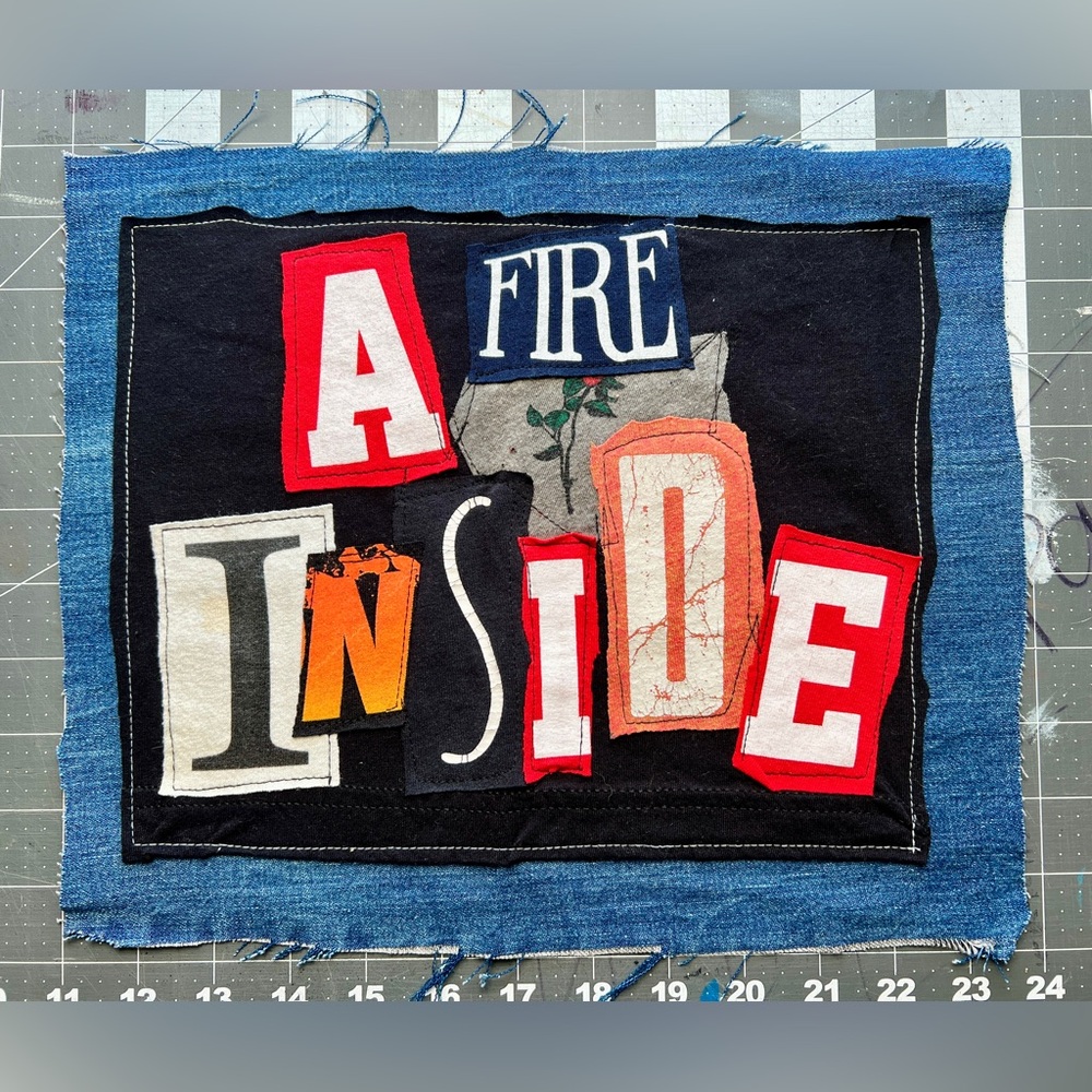 Ransom Note Patch - A Fire Inside - Picture 5 of 13
